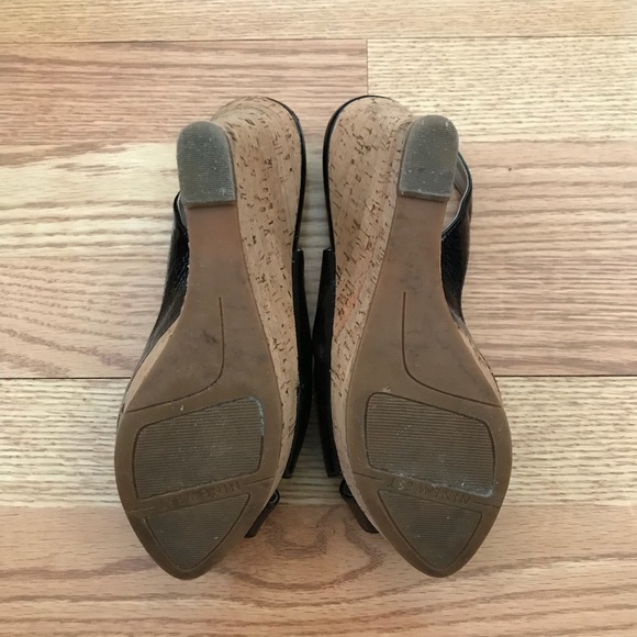 Nine West Peep Toe Wedge Heels - Picture 6 of 7